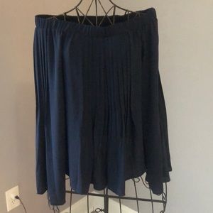 Navy Blue Aqua Off the Shoulder Top Size XS.